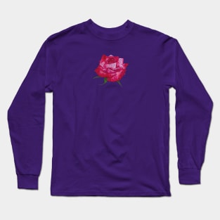 Swirly Rose Long Sleeve T-Shirt